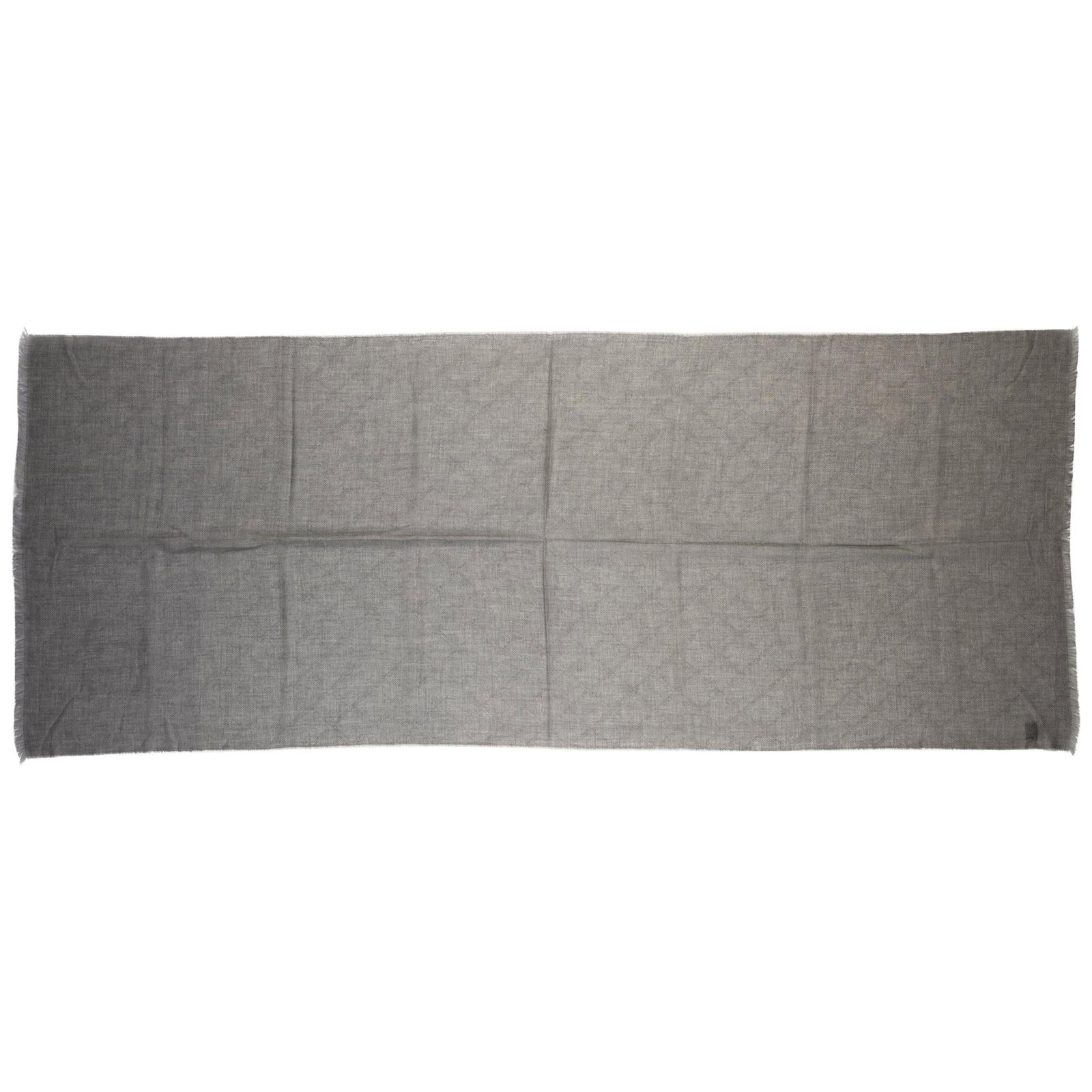 Chanel Gray Cashmere Silk Camellia Shawl 32x79 New: Chanel Gray Cashmere Silk Camellia Shawl 32x79 New Elevate your wardrobe with this exquisite Chanel gray cashmere shawl featuring a beautiful camellia design. Crafted from a luxurious blend of cashmer