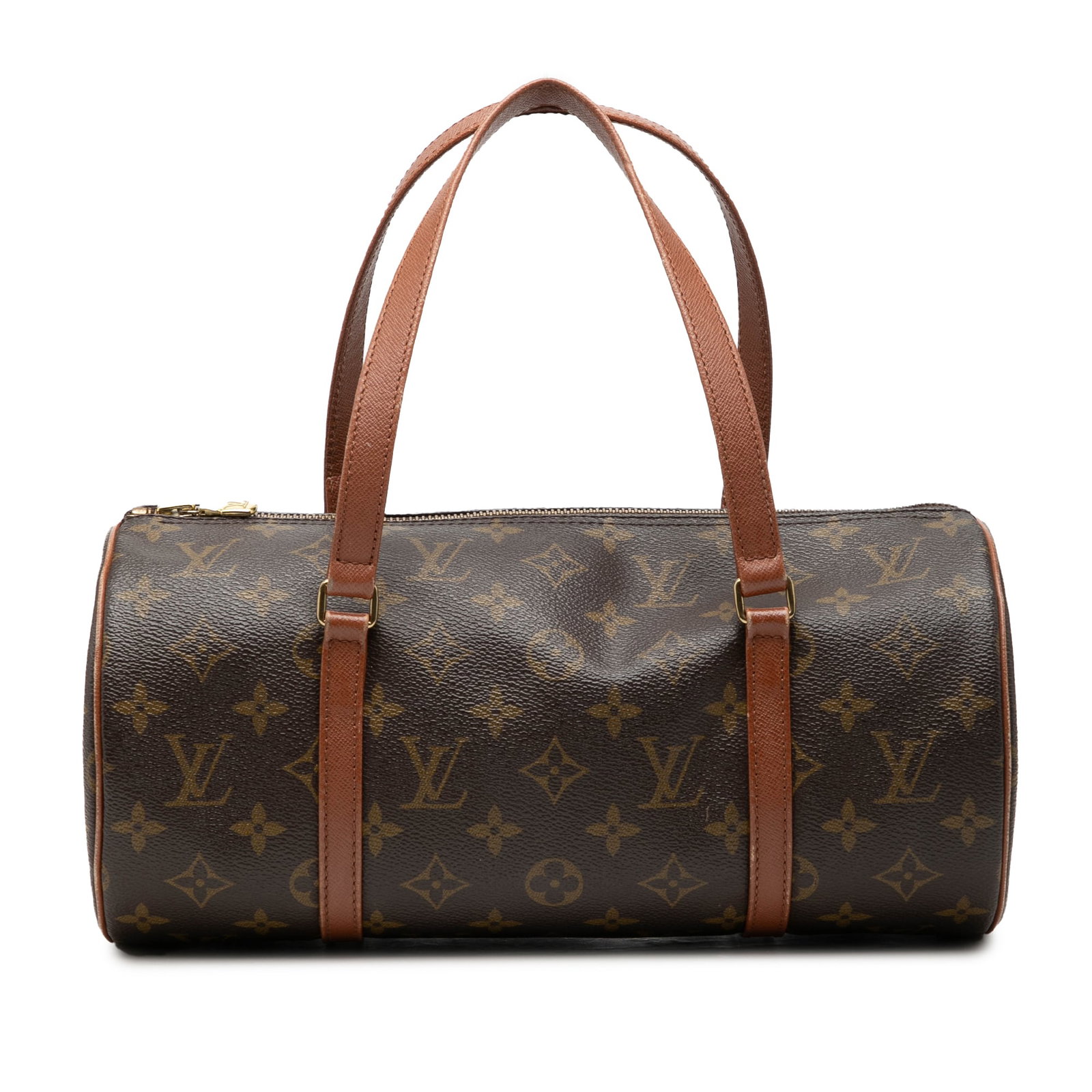 Louis Vuitton Papillon 30 Monogram Canvas Handbag: Louis Vuitton Papillon 30 Monogram Canvas Handbag Louis Vuitton Monogram Papillon 30 bag crafted with a monogram canvas body, leather handles, and a top zip closure. Made in France. Condition B+ with 