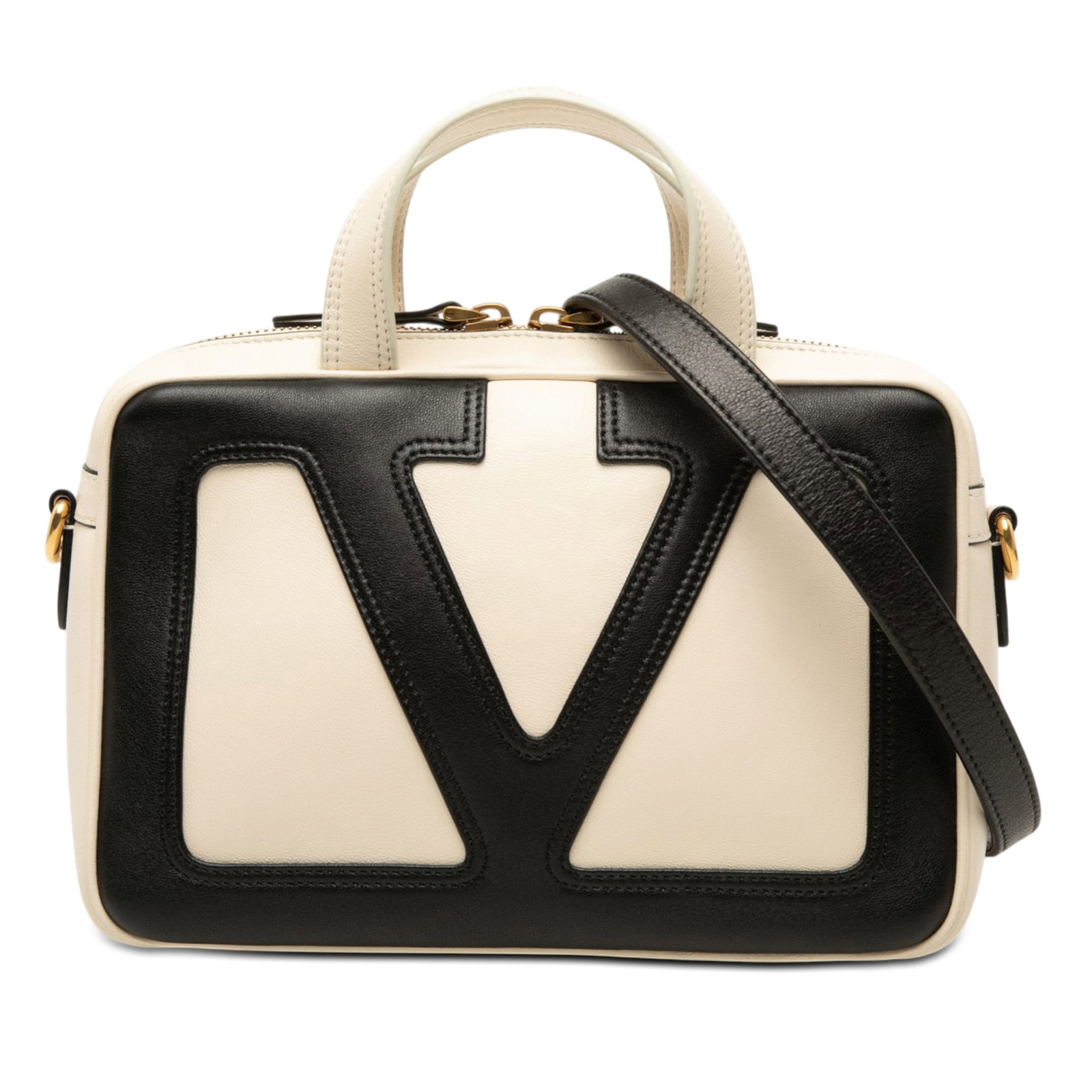 Valentino Vlogo Viva Superstar Bicolor Nappa Leather Handbag (1 of 7)