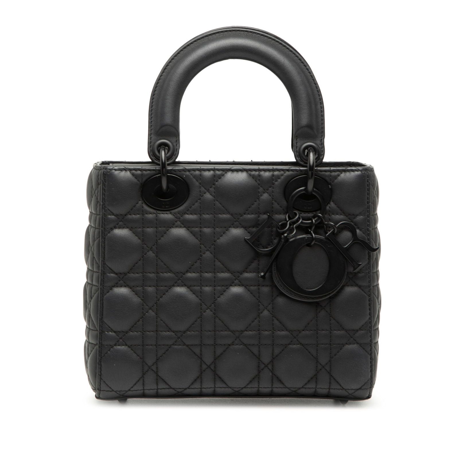 Dior My ABCDior Lady Dior Small Black Cannage Calfskin Bag: Dior My ABCDior Lady Dior Small Black Cannage Calfskin Bag This Small Ultra Matte Calfskin Cannage My ABCDior Lady Dior is crafted in quilted leather with flat leather top handles, a fold-in flap clos
