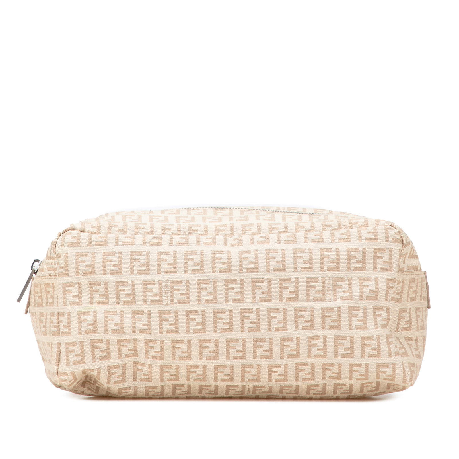 Fendi Zucchino Canvas Pouch Black Fabric Italy: Fendi Zucchino Canvas Pouch Black Fabric Italy This Fendi Zucchino Canvas Pouch is a stylish and functional accessory, crafted from durable fabric with a sleek black color. It features a secure top zi