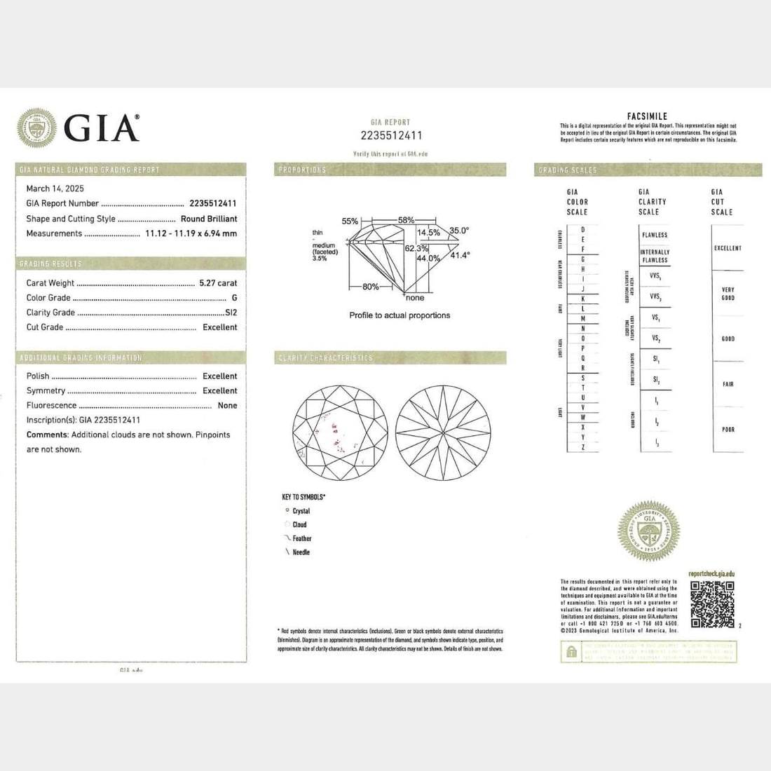 Platinum 58.30 Ct GIA Certified Graduated Diamond Necklace - 5