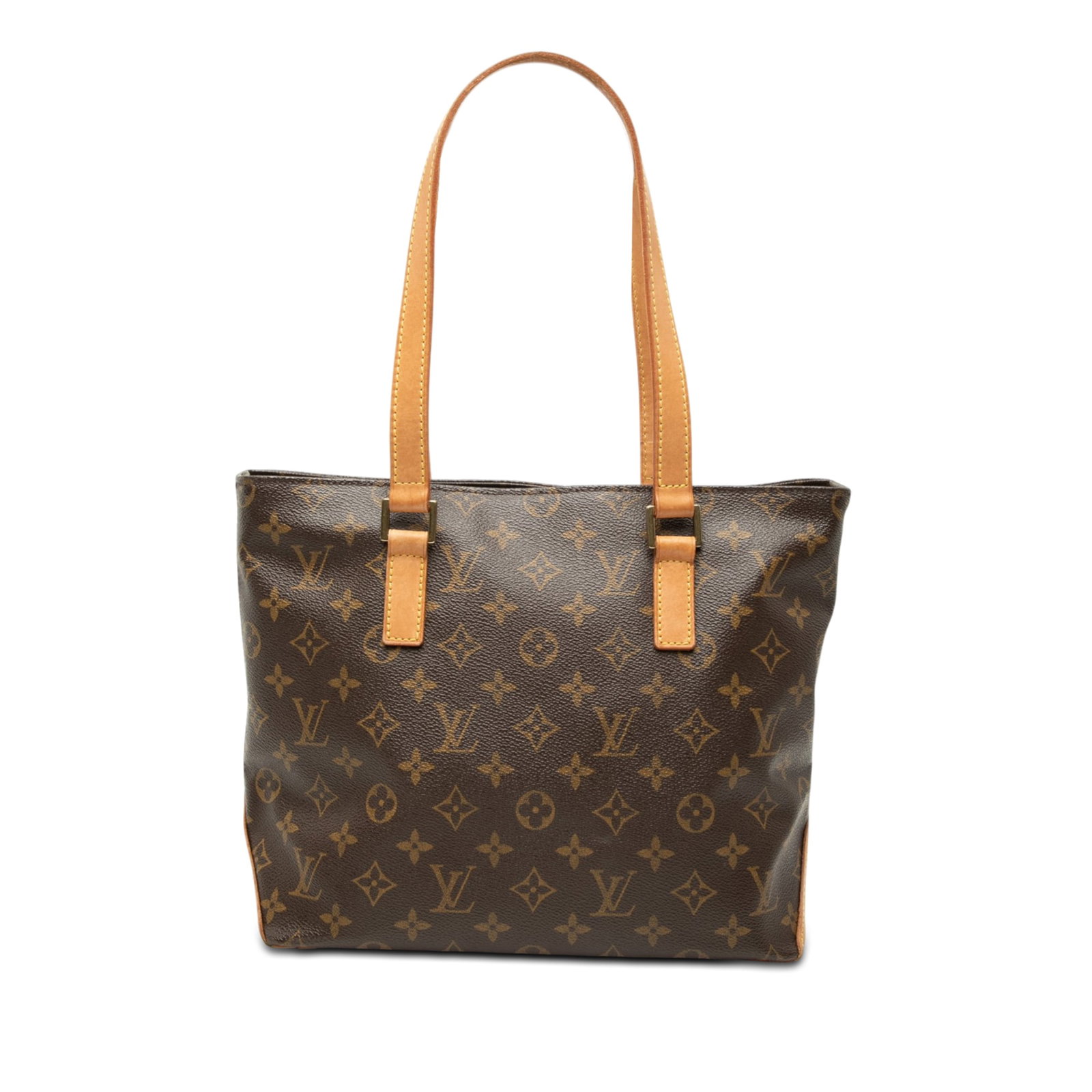 Louis Vuitton Cabas Piano Monogram Canvas Tote Bag: Louis Vuitton Cabas Piano Monogram Canvas Tote Bag Louis Vuitton Monogram Cabas Piano tote bag crafted with a monogram canvas body and vachetta leather trim. It features flat vachetta leather handles,