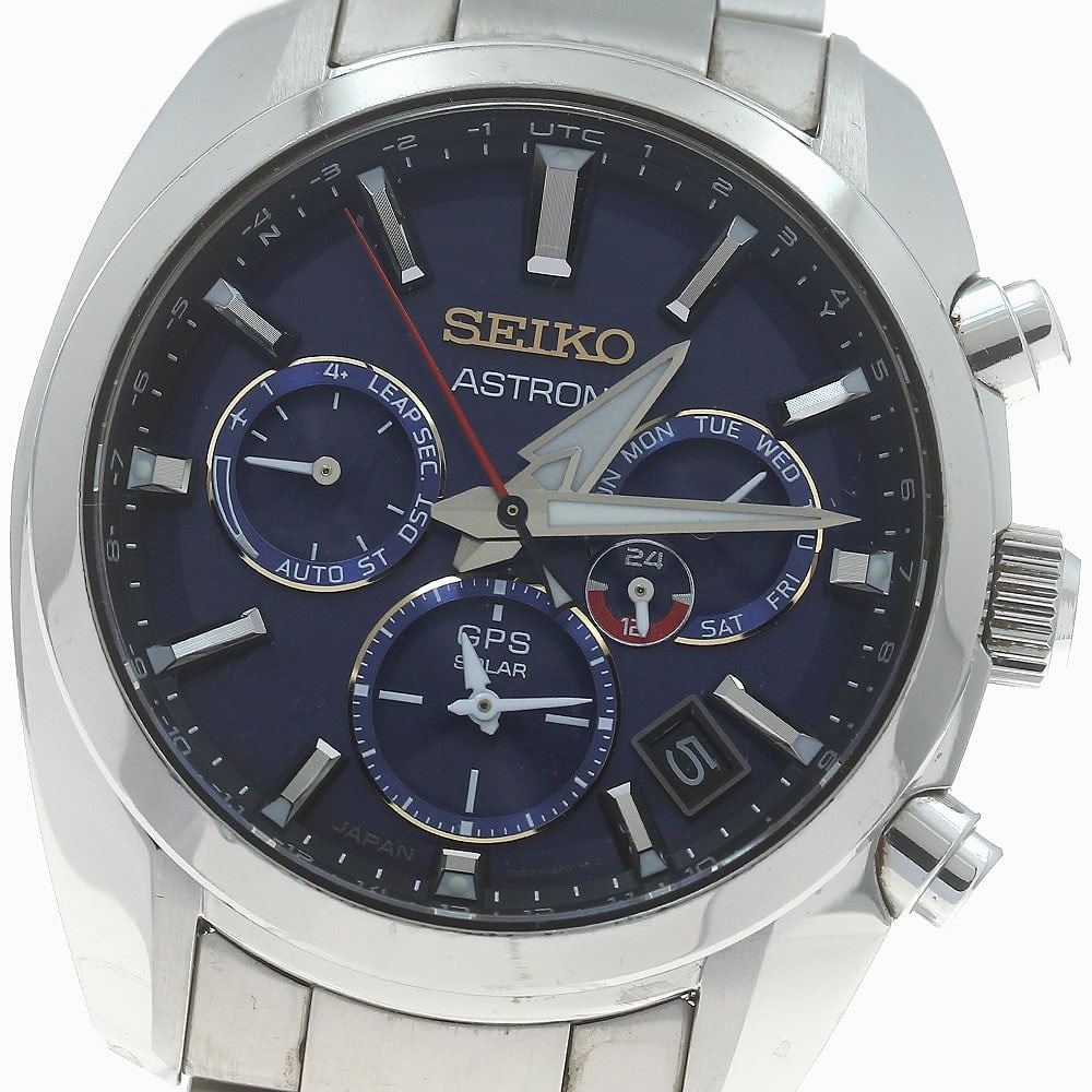 SEIKO Astron SBXC115 5X53-0BT0 Shohei Ohtani men's limited wristwatch: SEIKO Astron SBXC115 5X53-0BT0 Shohei Ohtani men's limited wristwatch Pre-owned SEIKO Astron men's wristwatch, Shohei Ohtani Limited Edition, numbered 1700 pieces. It features a navy dial, stainless s