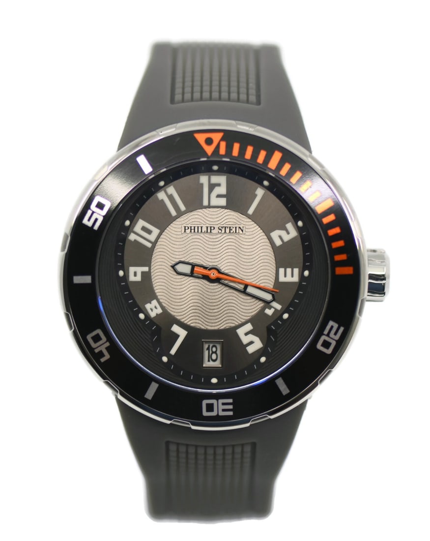 Philip Stein Active Extreme Quartz Watch 34-BGR-RGR Stainless Steel with Box and Papers: Philip Stein Active Extreme Quartz Watch 34-BGR-RGR Stainless Steel with Box and Papers Introducing the Philip Stein Active Extreme Stainless Steel Watch, model 34-BGR-RGR. This stylish wristwatch fea