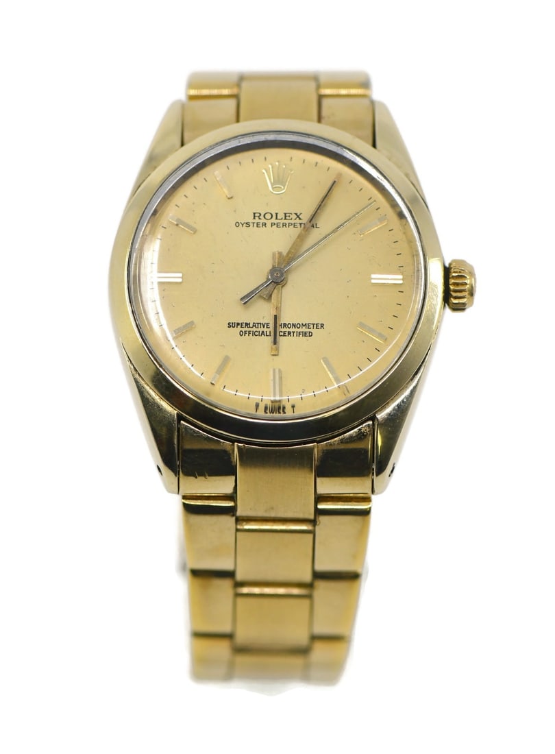 Rolex Oyster Perpetual 1967 Automatic Stainless Steel Watch Ref 1024: Rolex Oyster Perpetual 1967 Automatic Stainless Steel Watch Ref 1024 This exquisite Rolex Oyster Perpetual wristwatch combines classic elegance with precision engineering. Crafted in 1967, this timepi