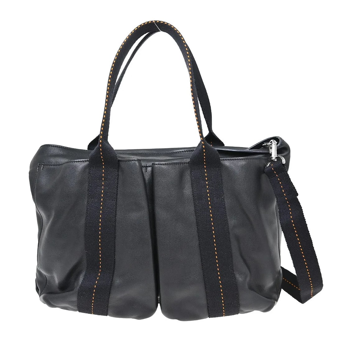Hermes Horizontal Caravan Black Leather Handbag (1 of 12)
