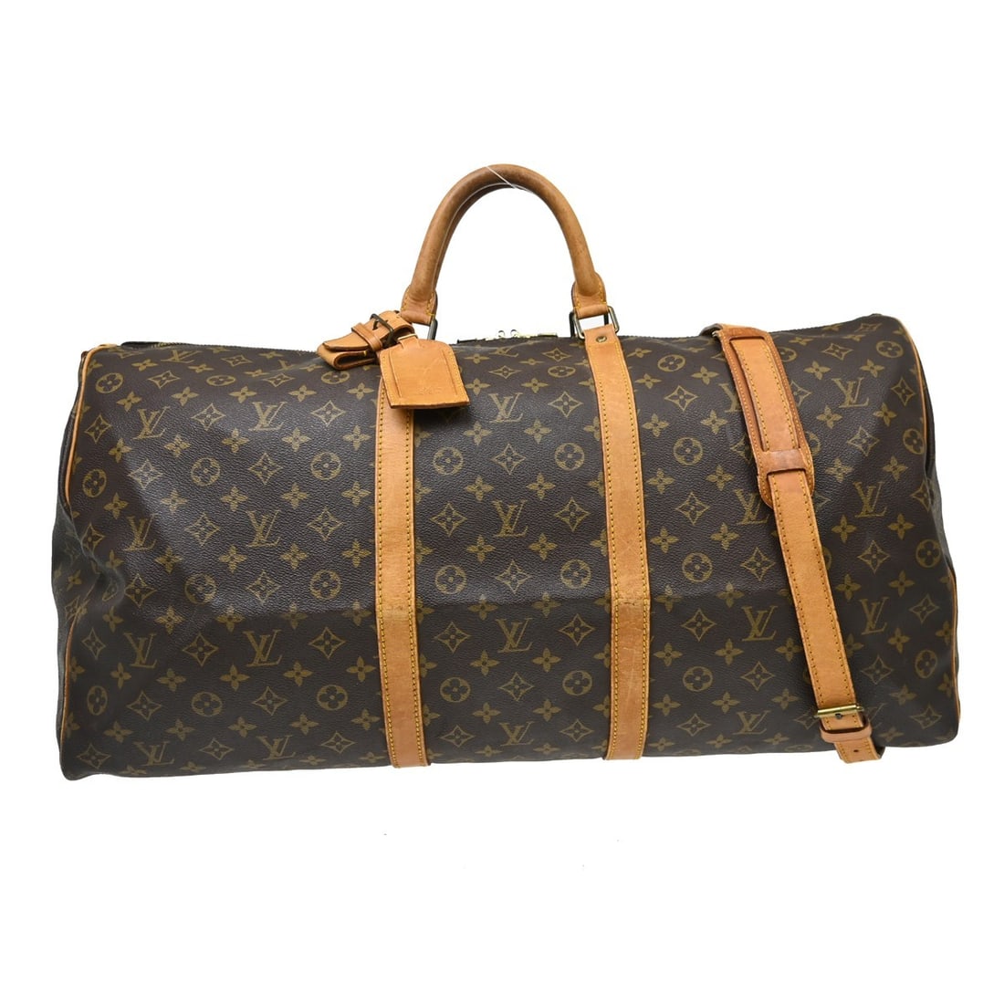 Louis Vuitton Keepall Bandouliere 60 Monogram Canvas Travel Duffle M41412 (1 of 18)