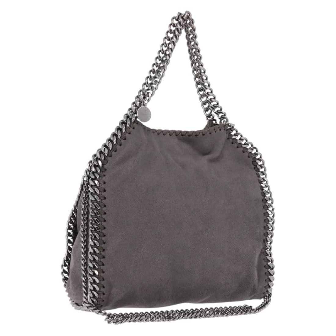 Stella MacCartney Falabella 2way Shoulder Bag Gray Silver Polyester (1 of 18)