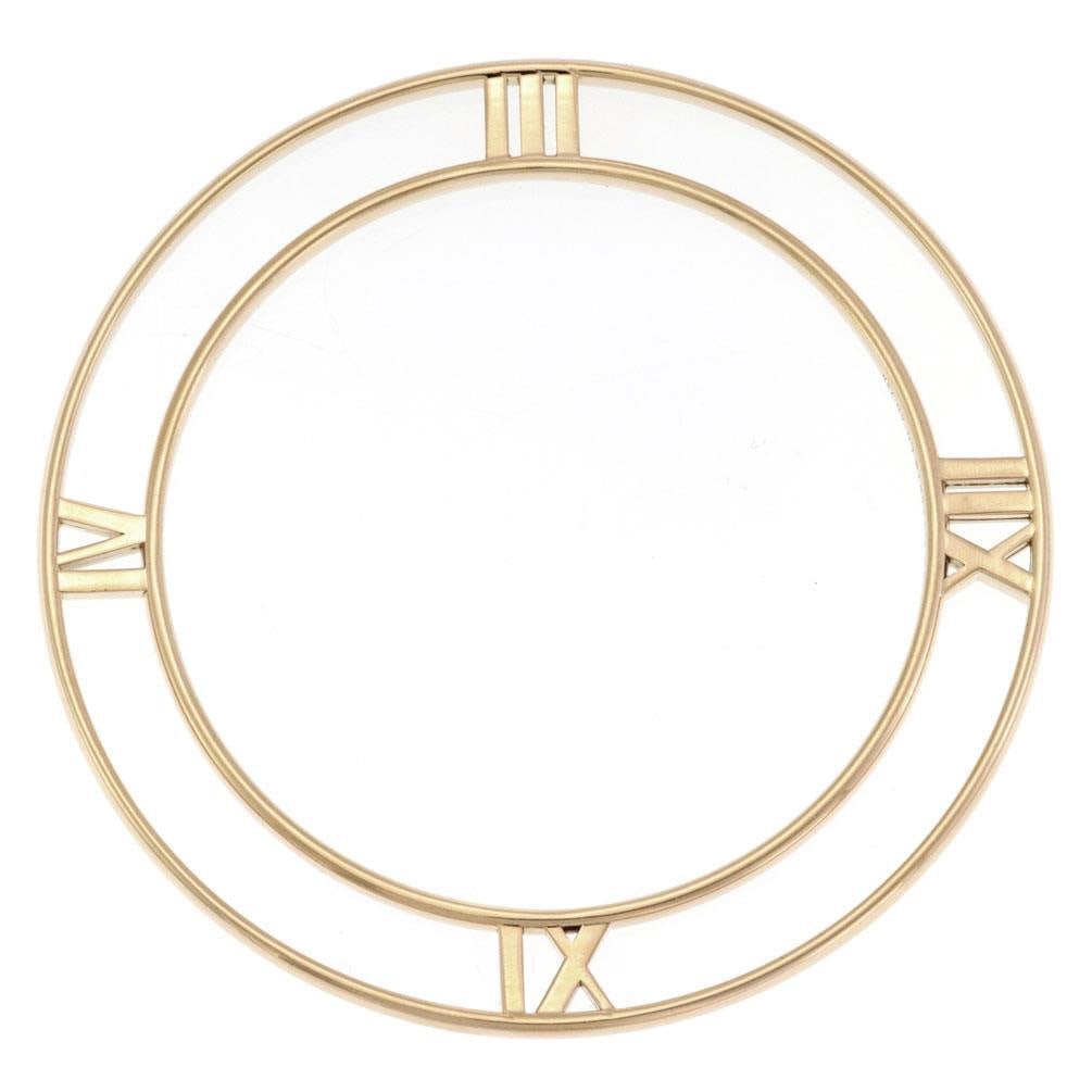 Tiffany & Co. Atlas 18k Yellow Gold Extra Large Pendant Bangle: Tiffany & Co. Atlas 18k Yellow Gold Extra Large Pendant Bangle This stunning bracelet from the renowned Atlas Collection by Tiffany & Co. features an impressive extra-large pendant/bangle design. The 