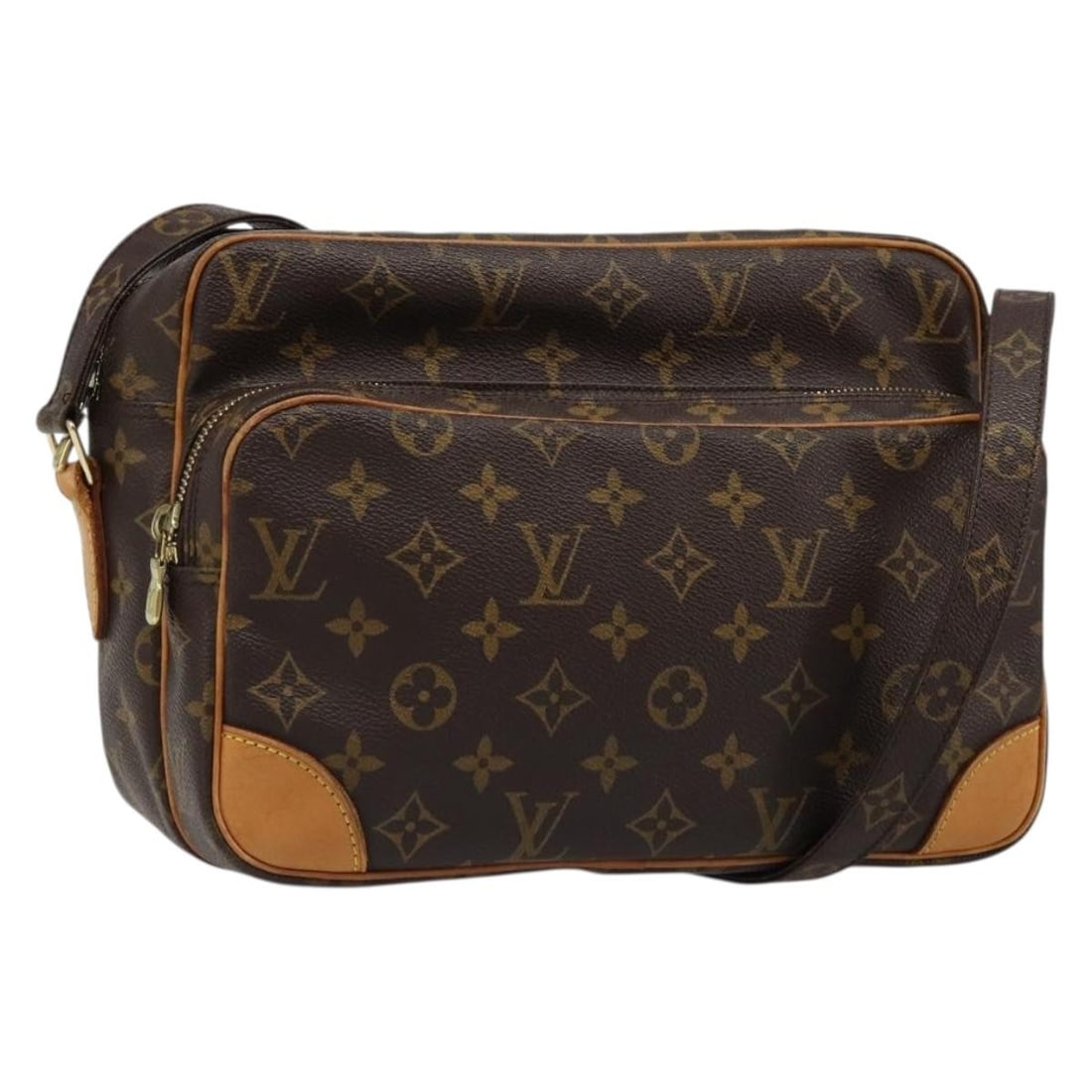 Louis Vuitton Nile Monogram Canvas Shoulder Bag M45244: Louis Vuitton Nile Monogram Canvas Shoulder Bag M45244 A Louis Vuitton Monogram Nile shoulder bag crafted from Monogram Canvas in the classic Monogram colorway. It features a shoulder strap and comes 
