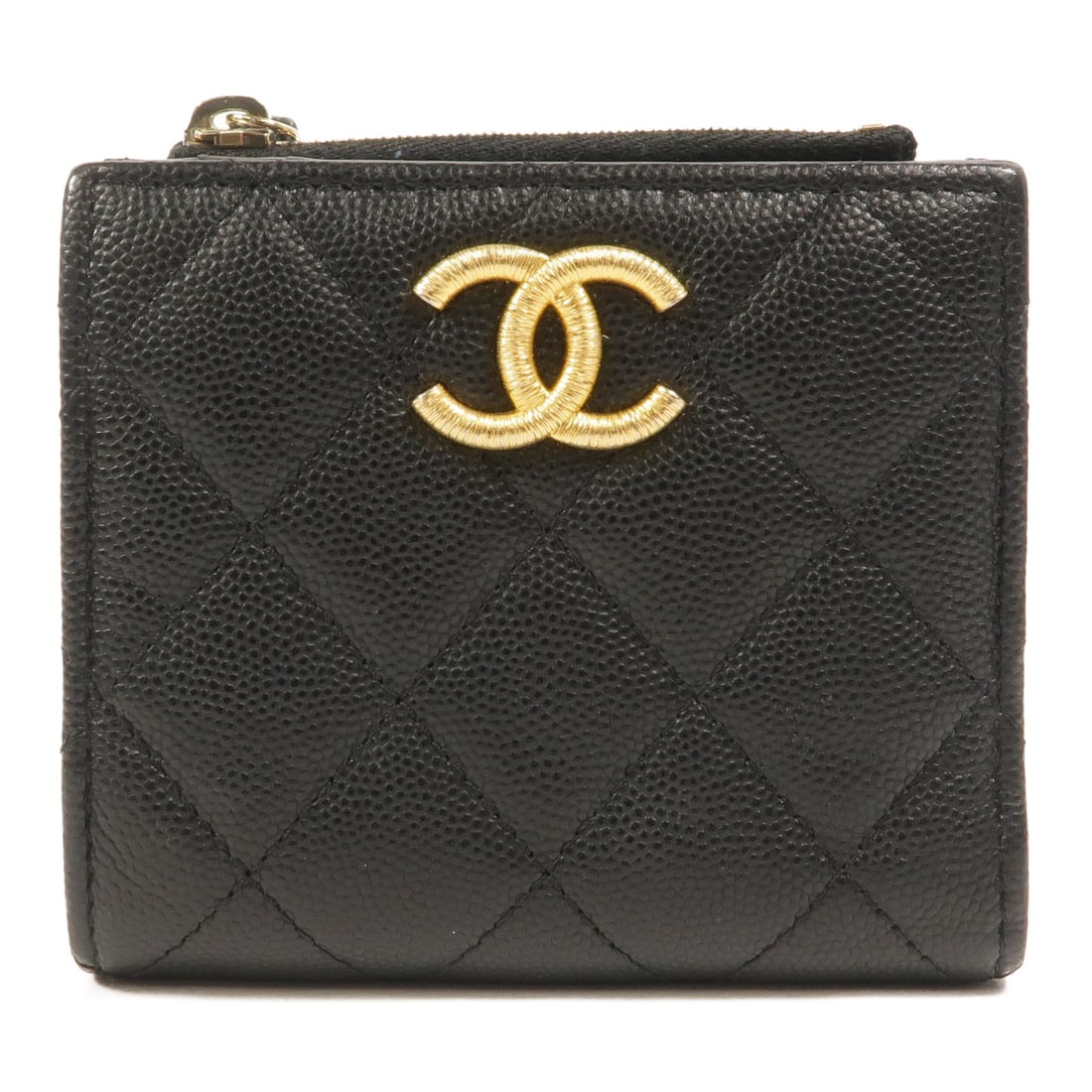 CHANEL AP3526 Classic Small Flap Wallet Black Calfskin CC GHW (1 of 17)