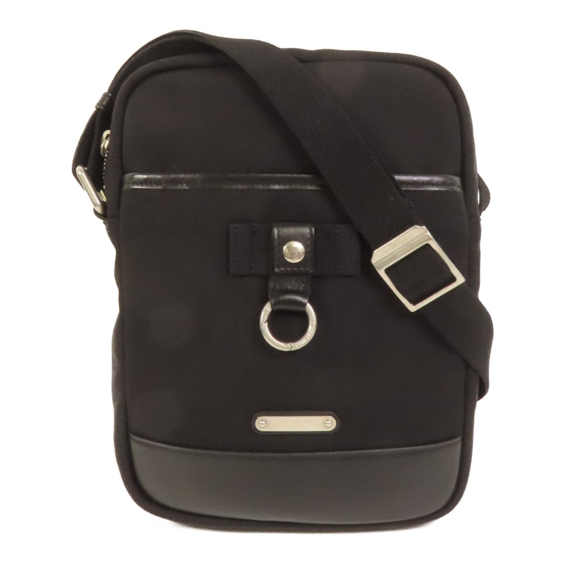 SAINT LAURENT Rivington Race Canvas Shoulder Bag Black Mens: SAINT LAURENT Rivington Race Canvas Shoulder Bag Black Mens A SAINT LAURENT YSL Rivington Race messenger shoulder bag in black canvas. This mens regular-size bag is made in Italy and is presented in v