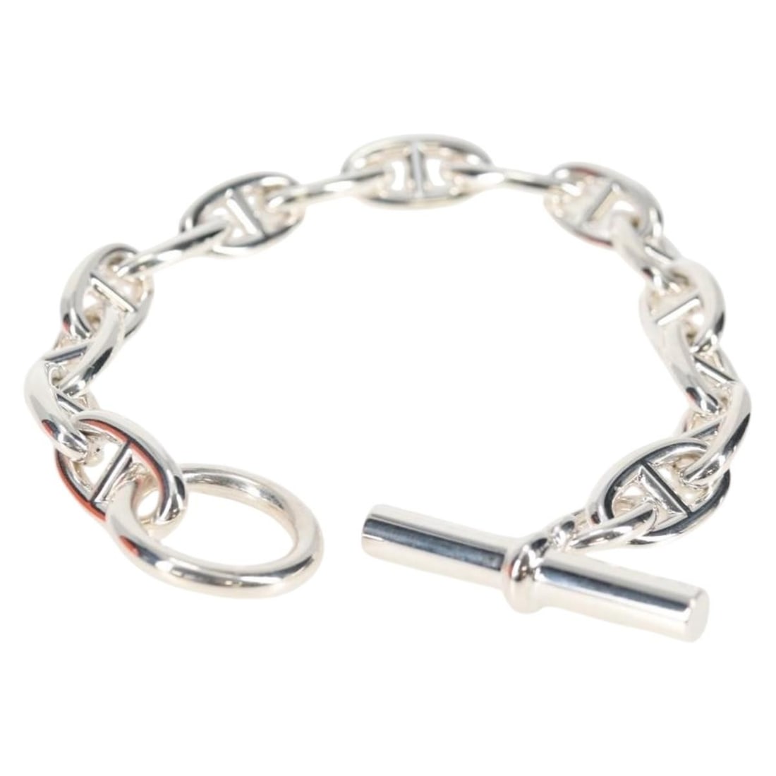 HERMES Chaine d'Ancre GM Ag925 Silver Bracelet 15 Links (1 of 8)