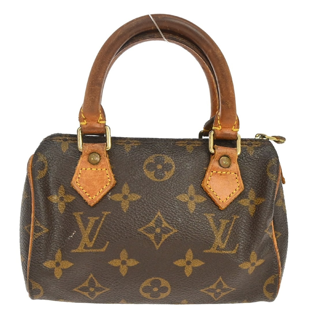 Louis Vuitton Speedy Mini Monogram Canvas Handbag M41534: Louis Vuitton Speedy Mini Monogram Canvas Handbag M41534 Louis Vuitton Mini Speedy handbag in Monogram canvas and leather, made in France and part of the Louis Vuitton Speedy product line. It features