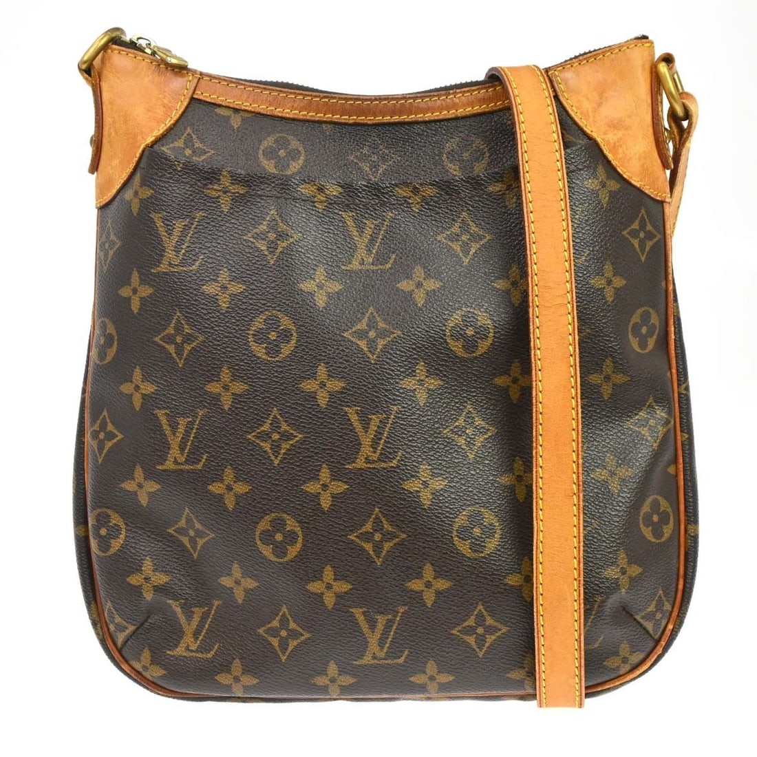 Louis Vuitton Odeon PM Monogram Canvas Crossbody Bag M56390: Louis Vuitton Odeon PM Monogram Canvas Crossbody Bag M56390 Louis Vuitton Odeon PM crossbody shoulder bag in brown Monogram canvas with leather trim. This women's bag features a zip closure, adjustabl