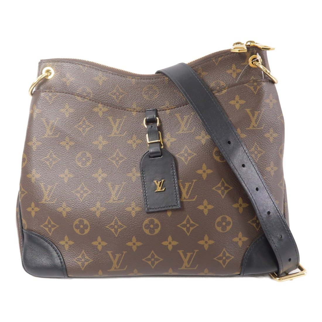 Louis Vuitton Odeon PM Monogram Shoulder Bag M45352 Brown: Louis Vuitton Odeon PM Monogram Shoulder Bag M45352 Brown Louis Vuitton Odeon PM shoulder bag in brown Monogram x PVC coated canvas, model M45352. It features a shoulder strap, brand tag, a fastener c