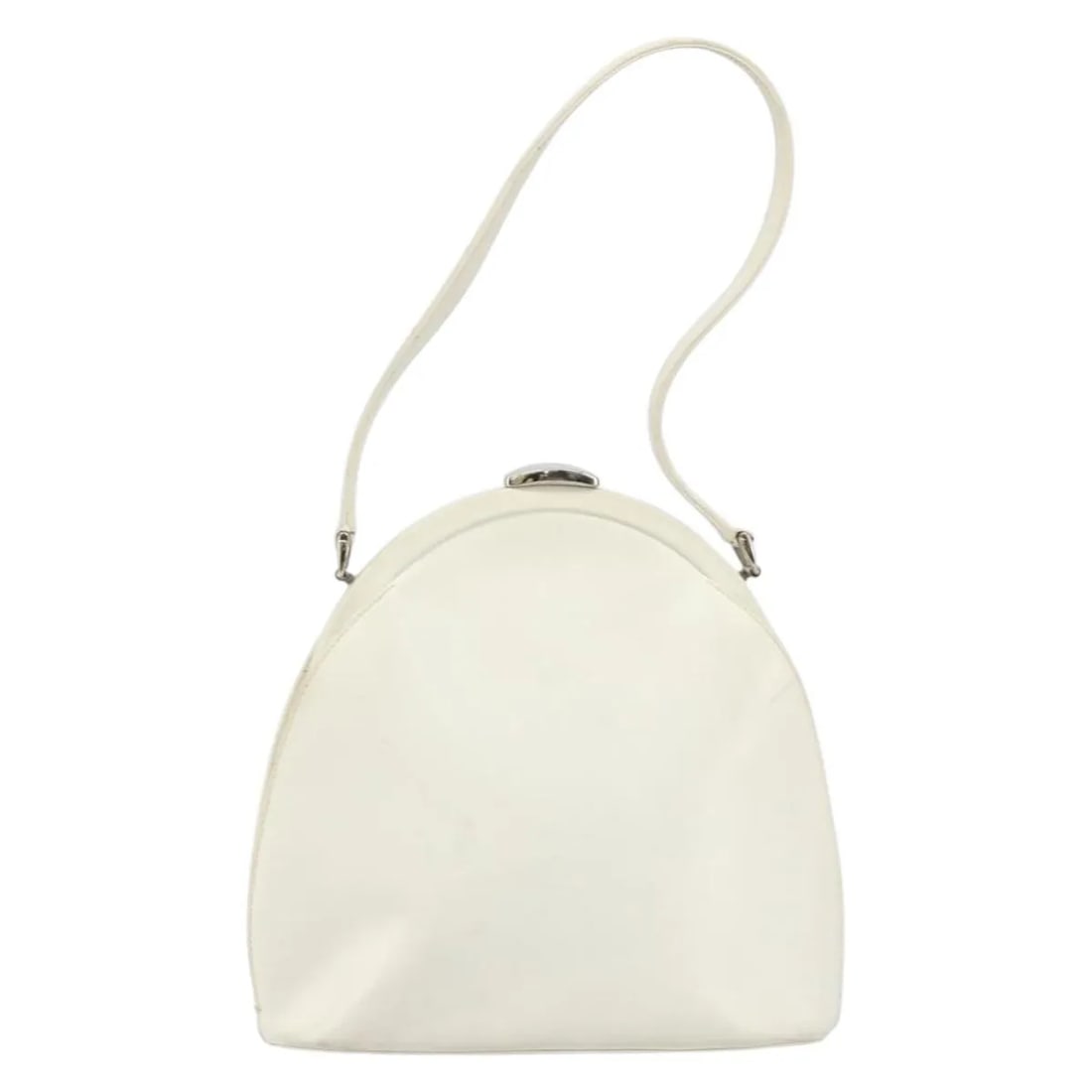 White Leather Handbag Gucci Vintage Made in Italy: White Leather Handbag Gucci Vintage Made in Italy Vintage Gucci leather item for women in white, made in Italy. It measures 24 cm x 22 cm x 8 cm and is described as being in good condition with noted 
