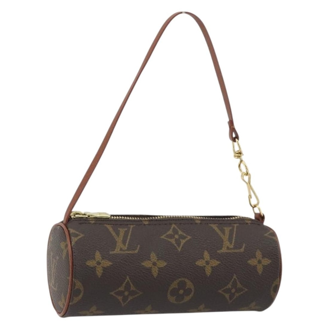 Louis Vuitton Papillon Monogram Canvas Pouch Made in France: Louis Vuitton Papillon Monogram Canvas Pouch Made in France A Louis Vuitton Monogram Papillon pouch in Monogram Canvas, made in France. The pouch measures approximately 15.5 cm W x 6 cm H x 6 cm D (6.