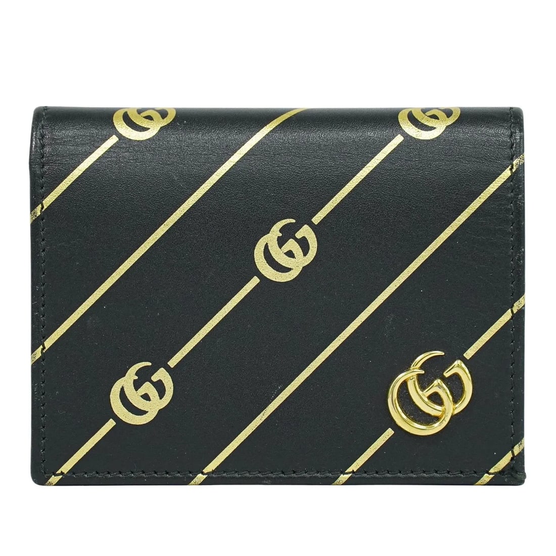 Black Leather Wallet Gucci GG Marmont Italy: Black Leather Wallet Gucci GG Marmont Italy This pre-owned Gucci GG Marmont wallet is crafted from black leather and designed for women. It features a compact, stylish design suitable for everyday use