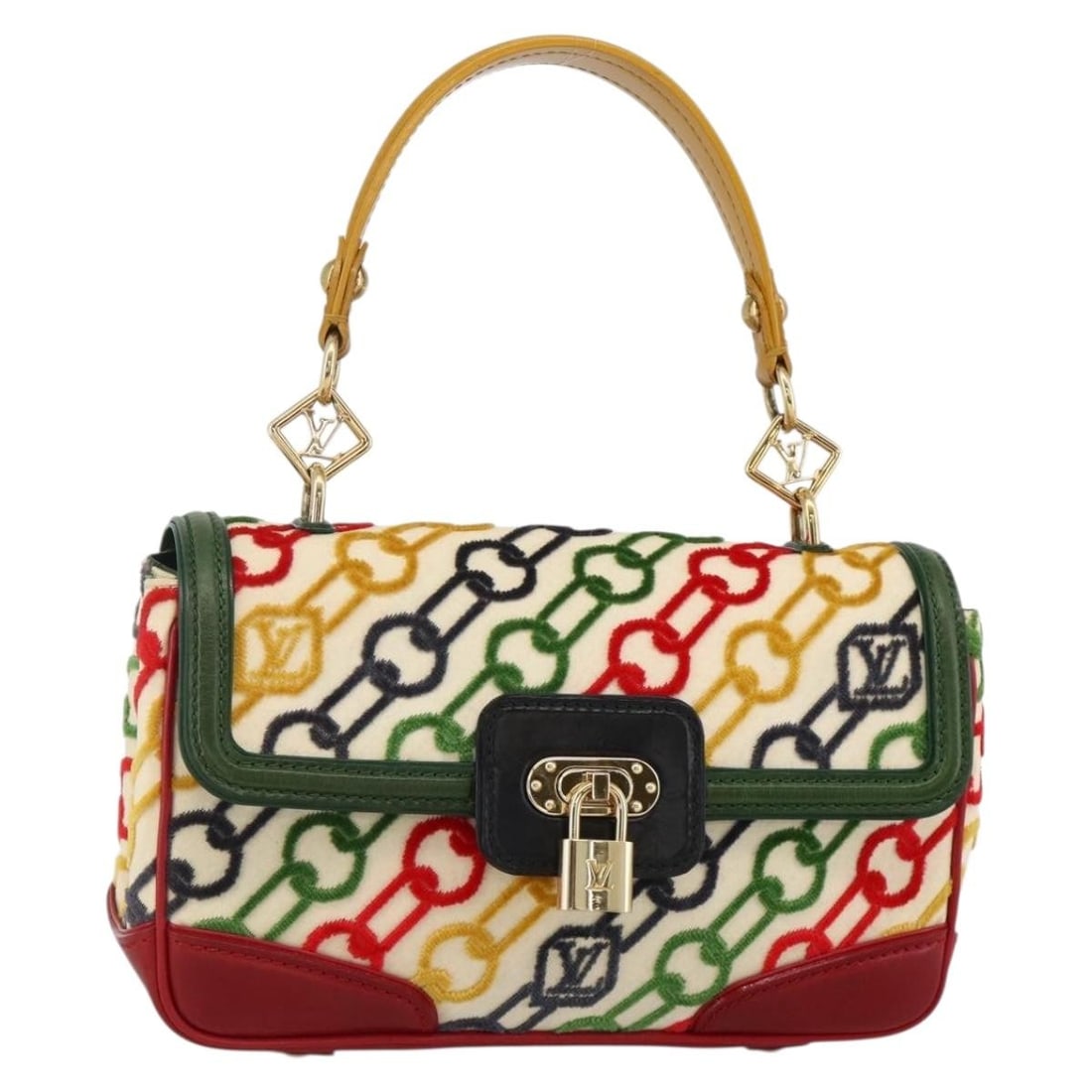 Louis Vuitton M95208 Dolly Pochette Monogram Velvet Hand Bag (1 of 18)