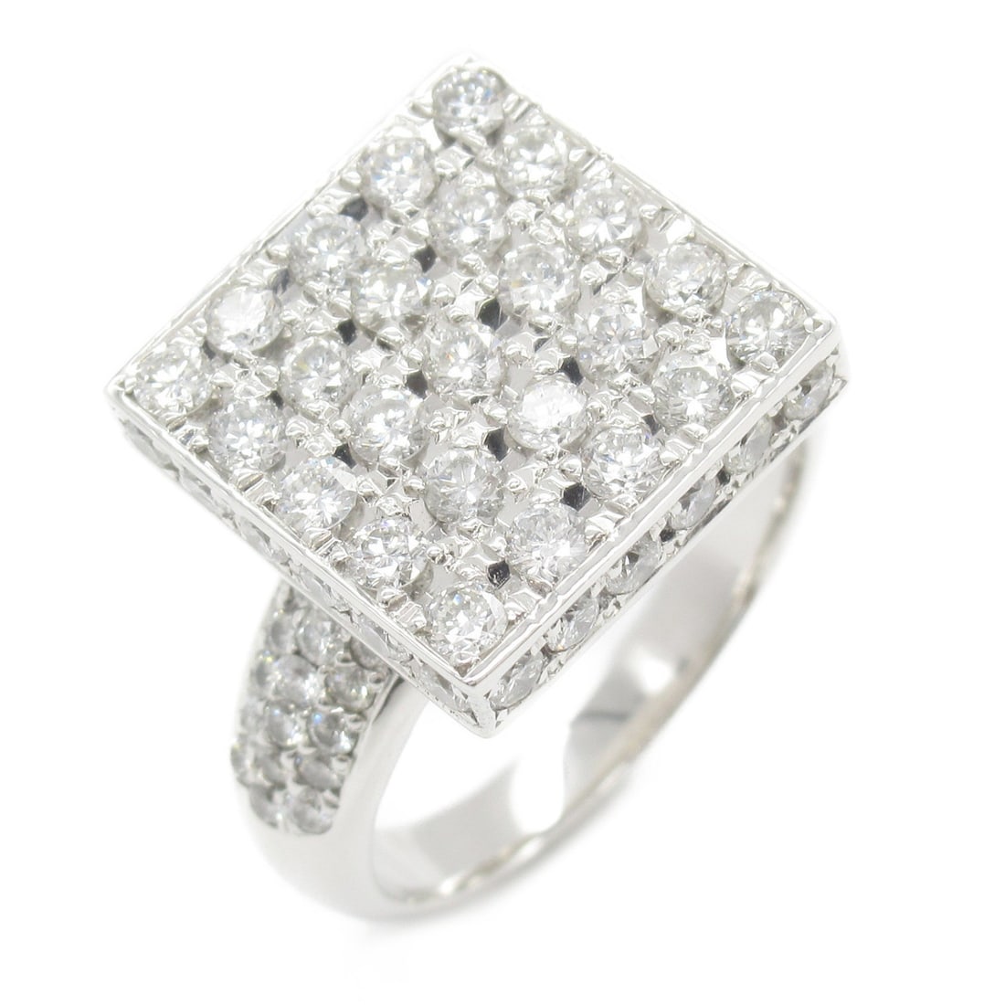 18K White Gold Diamond Ring Size 7.5 by JEWELRY (1 of 7)