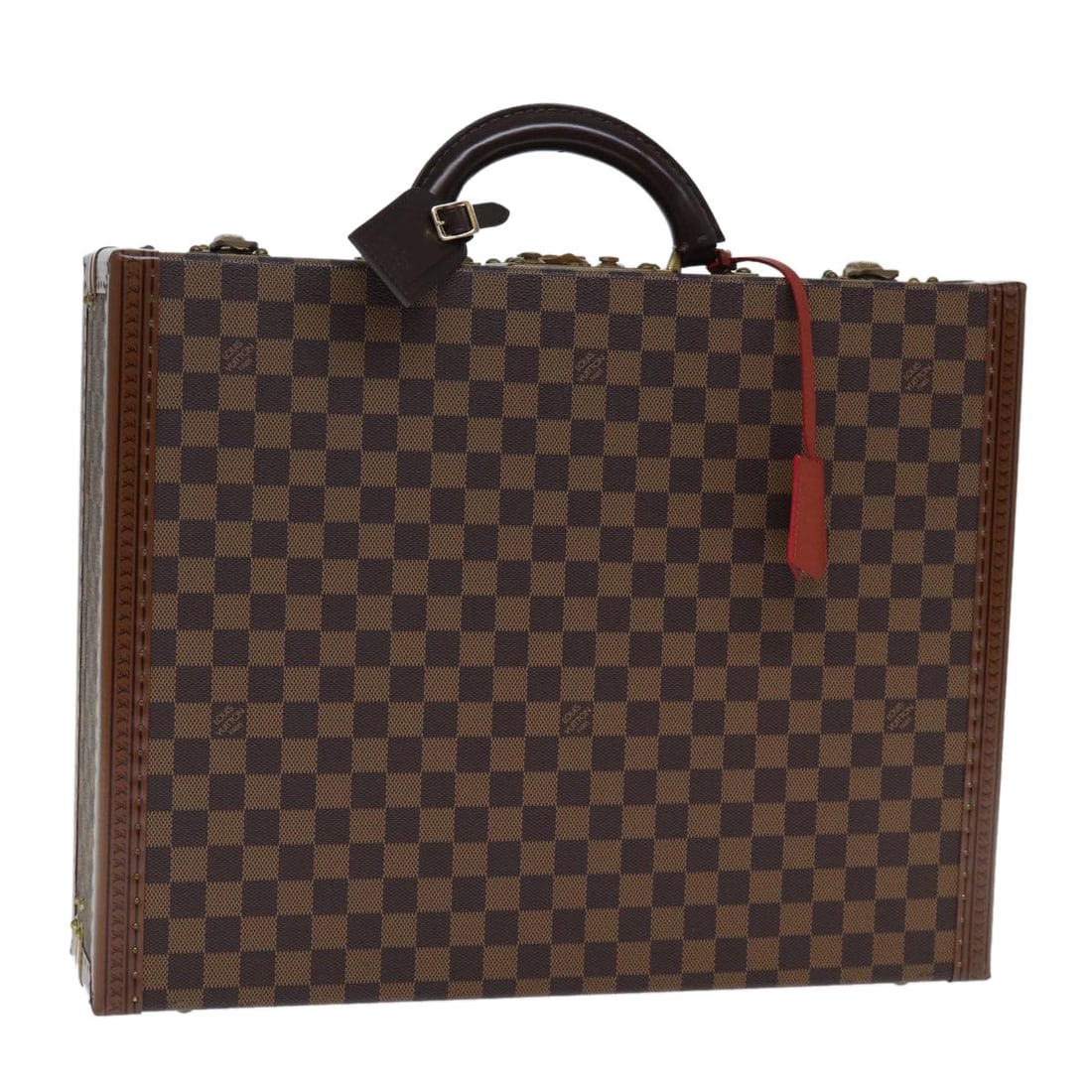 Louis Vuitton Damier Ebene Canvas Attache Handbag with Dust Bag (1 of 18)
