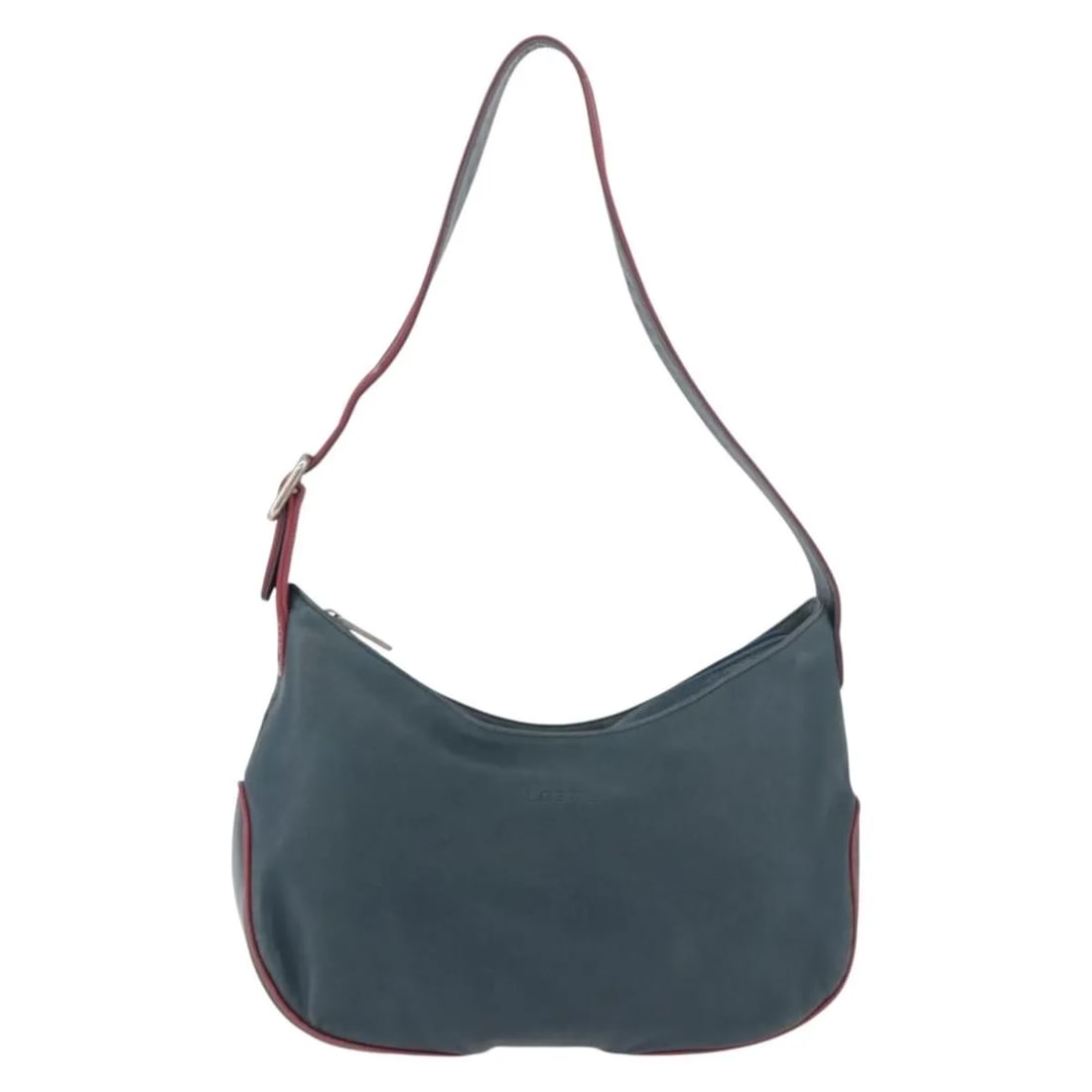 Loewe Vintage green leather shoulder bag from Spain: Loewe Vintage green leather shoulder bag from Spain Vintage Loewe leather bag in green. This pre-owned piece shows fair overall condition with visible wear from use and storage, including shape loss, 
