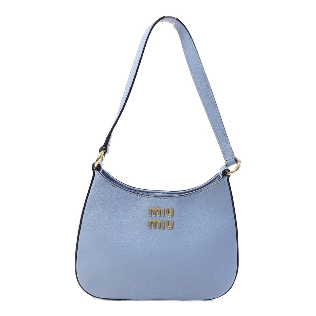 Miu Miu 5BC105 Madras Calfskin Hobo Bag Blue: Miu Miu 5BC105 Madras Calfskin Hobo Bag Blue Hobo shoulder bag in calfskin leather and Madras, presented in blue. It features a magnetic pocket and one open interior pocket. The item is in B condition