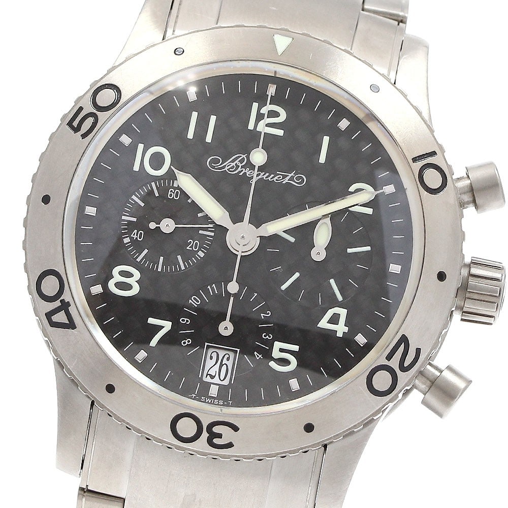 Breguet Type XX Titanium Chronograph Automatic Men's Wristwatch (1 of 6)