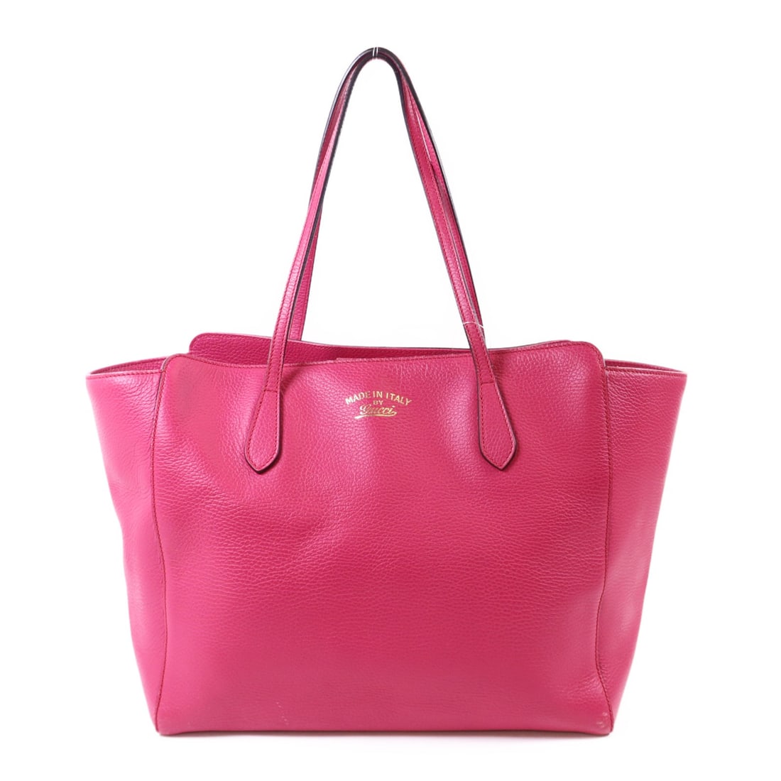 GUCCI 354397 GG Shoulder Bag Pink Calfskin Leather: GUCCI 354397 GG Shoulder Bag Pink Calfskin Leather GUCCI GG GHW shoulder bag, model 354397, crafted in pink calfskin (cowhide) leather. It features a magnetic pocket, two open interior pockets, and on