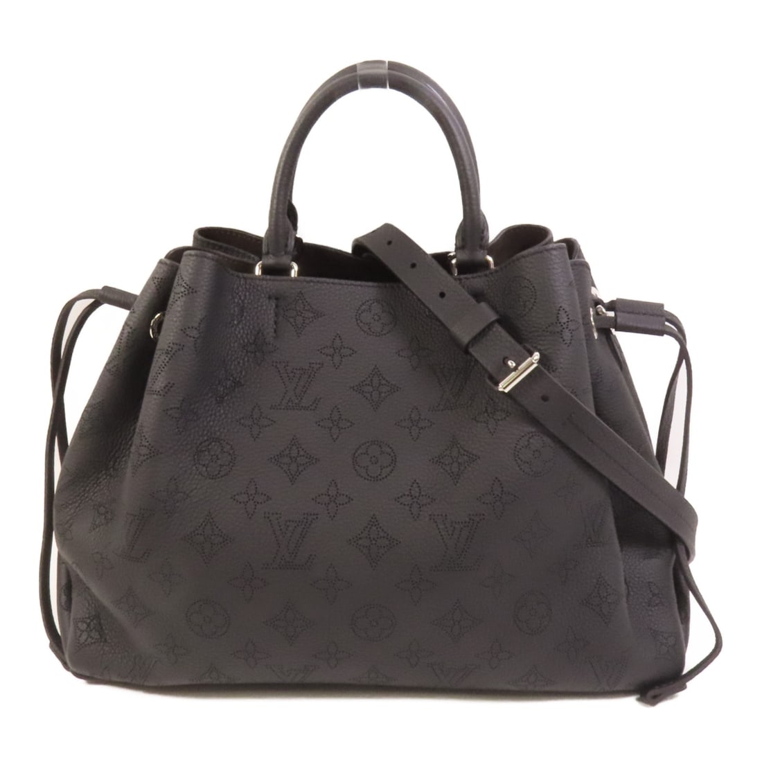 Louis Vuitton Bella Tote M59200 Black Mahina Leather 2 Way Bag (1 of 15)