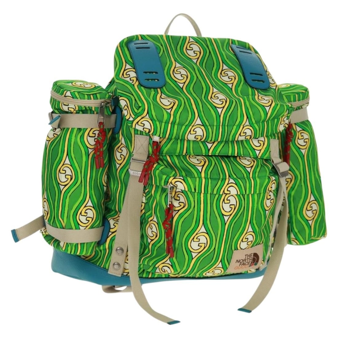 Green Nylon Backpack by Gucci and The North Face Model 650294 with Dust Bag (1 of 18)