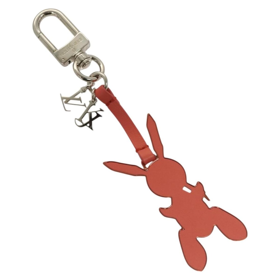 Louis Vuitton M62733 Monogram Canvas Key Holder Pink Italy: Louis Vuitton M62733 Monogram Canvas Key Holder Pink Italy Louis Vuitton Masters Collection Da Vinci Jeff Koons Rabbit M62733 key holder in pink Monogram Canvas, made in Italy. It comes with a dust ba