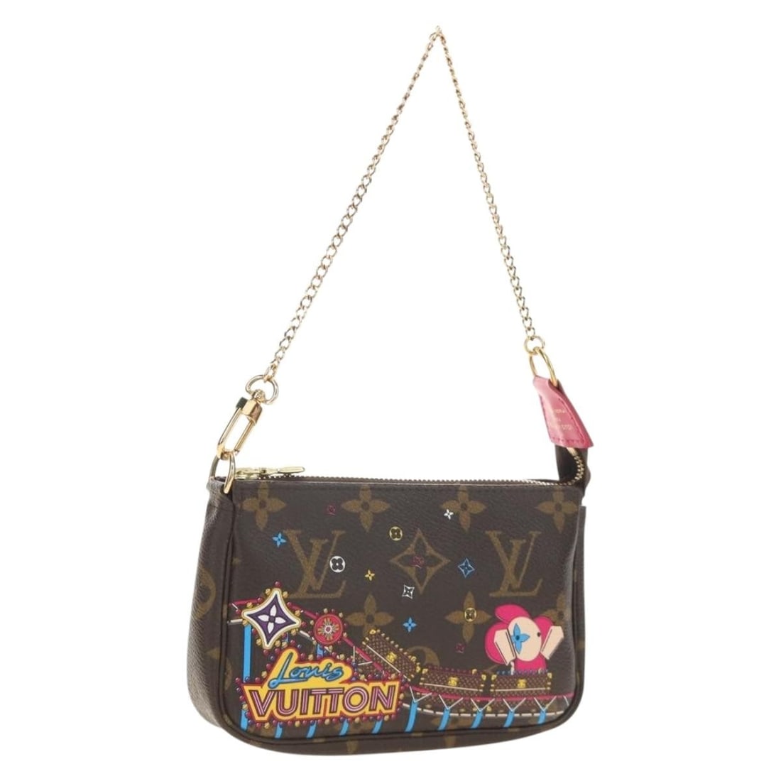 Louis Vuitton M69752 Vivienne Mini Pochette Accessoires Monogram Canvas: Louis Vuitton M69752 Vivienne Mini Pochette Accessoires Monogram Canvas Louis Vuitton Monogram Vivienne Mini Pochette Accessoires is an accessory pouch made from Monogram Canvas in the Monogram colorw