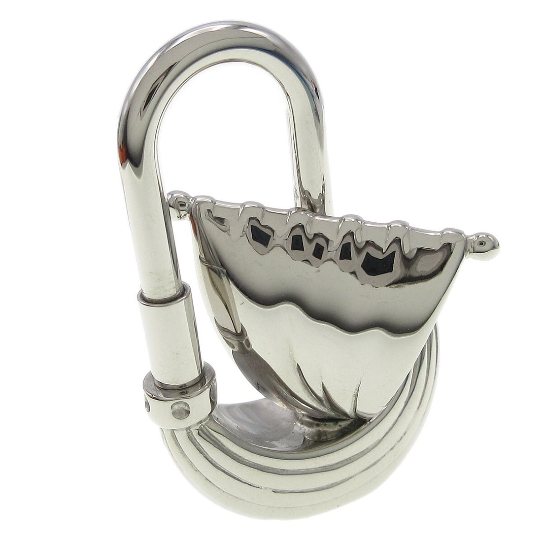 Hermes L' Air de Paris Yacht Cadena silver plated charm 2006 (1 of 4)