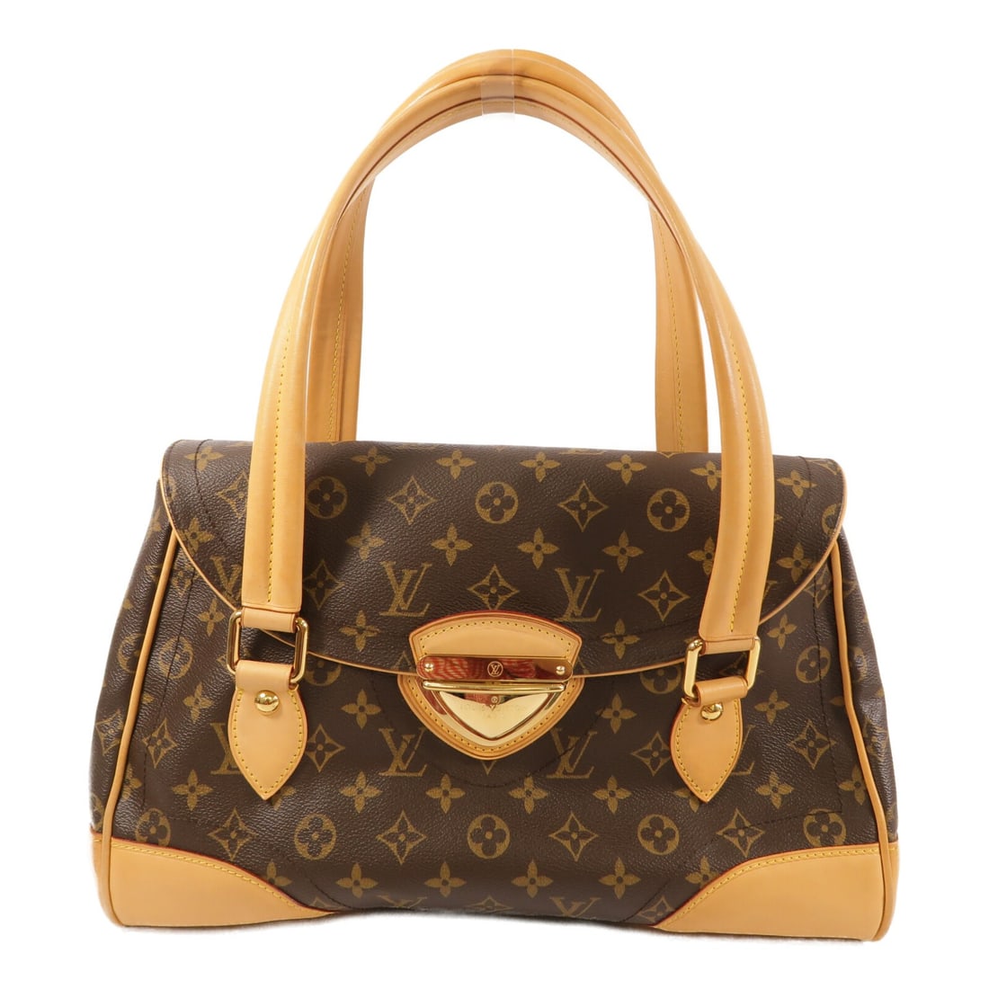 Louis Vuitton Beverly GM Monogram Shoulder Bag M40120 Brown: Louis Vuitton Beverly GM Monogram Shoulder Bag M40120 Brown A Louis Vuitton Beverly GM shoulder bag in brown Monogram x PVC coated canvas. This handbag is model M40120 and features gold-tone hardware,