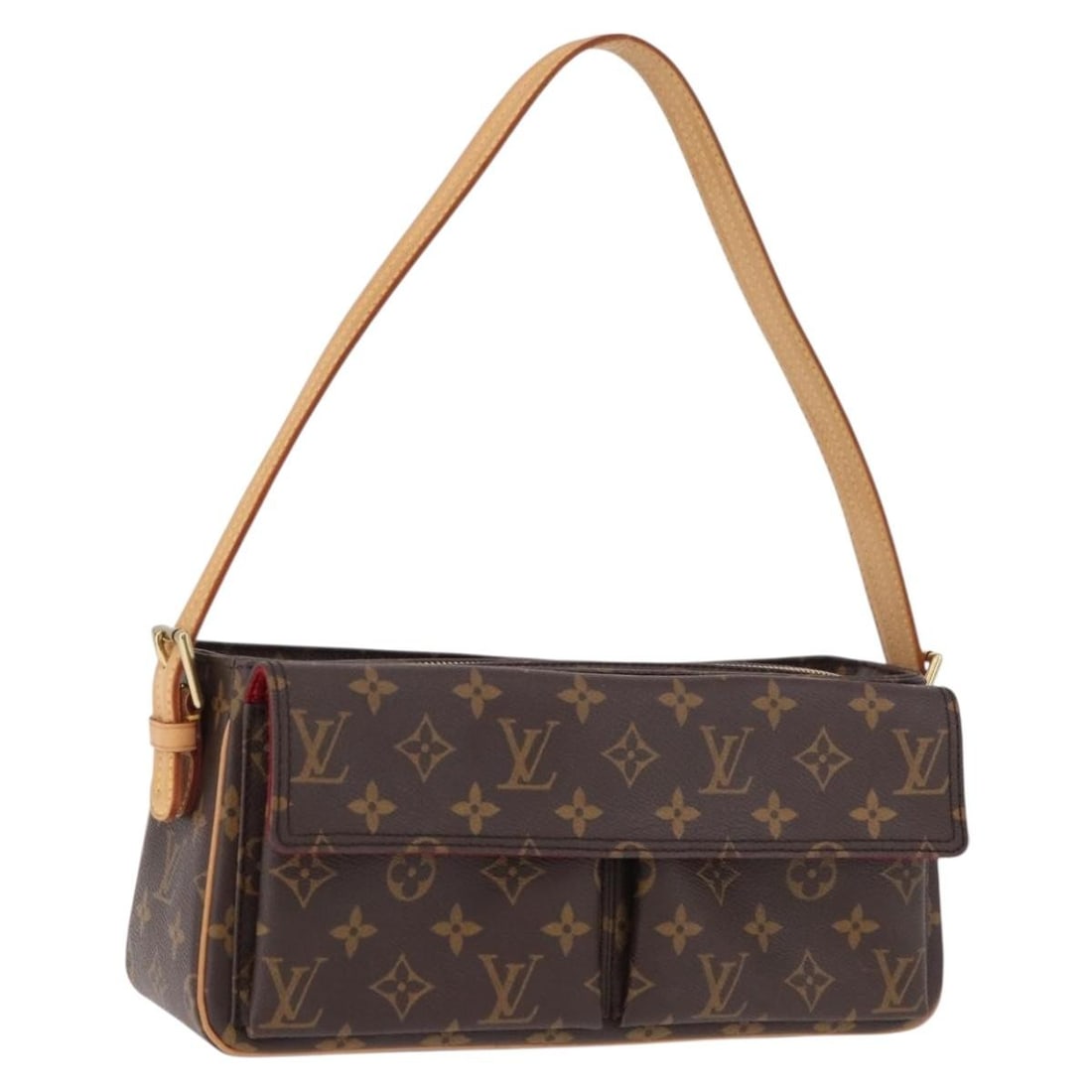 Louis Vuitton M51165 Viva Cite PM Monogram Canvas Shoulder Bag: Louis Vuitton M51165 Viva Cite PM Monogram Canvas Shoulder Bag Louis Vuitton Viva Cite PM shoulder bag in Monogram Canvas, presented in the classic Monogram colorway. It comes with a dust bag and was 