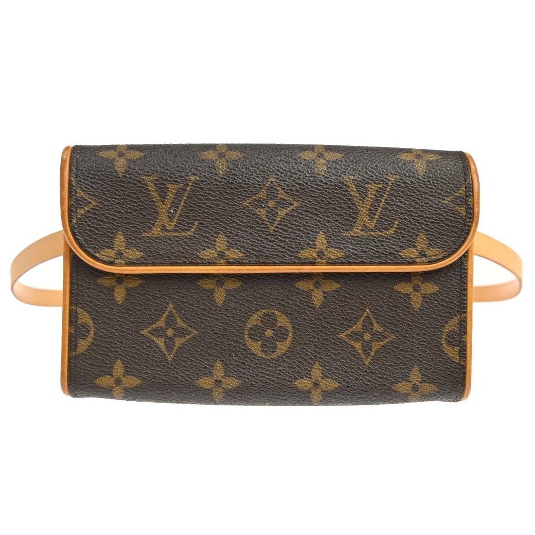 Louis Vuitton M51855 Pochette Florentine Monogram Belt Bag Size S: Louis Vuitton M51855 Pochette Florentine Monogram Belt Bag Size S Louis Vuitton Pochette Florentine bum bag in Monogram canvas and leather, made in France. This vintage item shows visible wear, includ