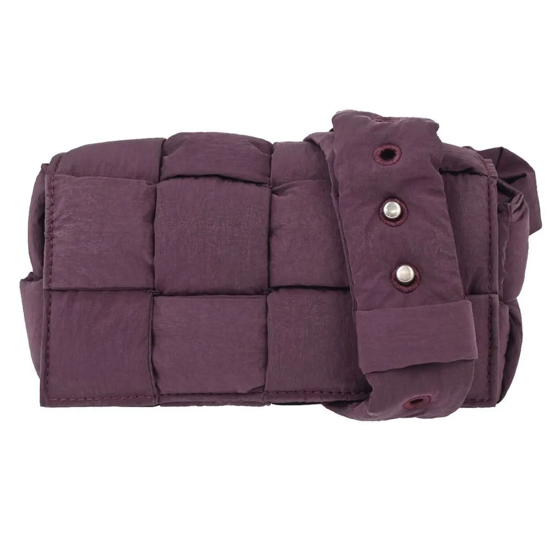 Bottega Veneta Padded Tech Cassette Nylon Crossbody Bag Purple (1 of 15)