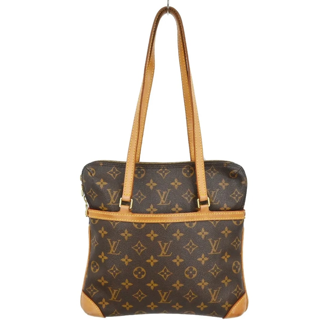 Louis Vuitton Coussin Brown Canvas Shoulder Bag: Louis Vuitton Coussin Brown Canvas Shoulder Bag Louis Vuitton Coussin Monogram handbag in brown canvas. This piece is in good condition with visible wear throughout, including scuffs, scratches, disco