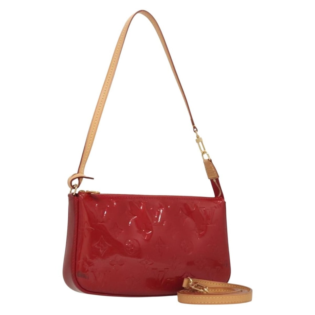 Louis Vuitton Vernis Pomme D'amour accessory pouch with shoulder strap (1 of 18)