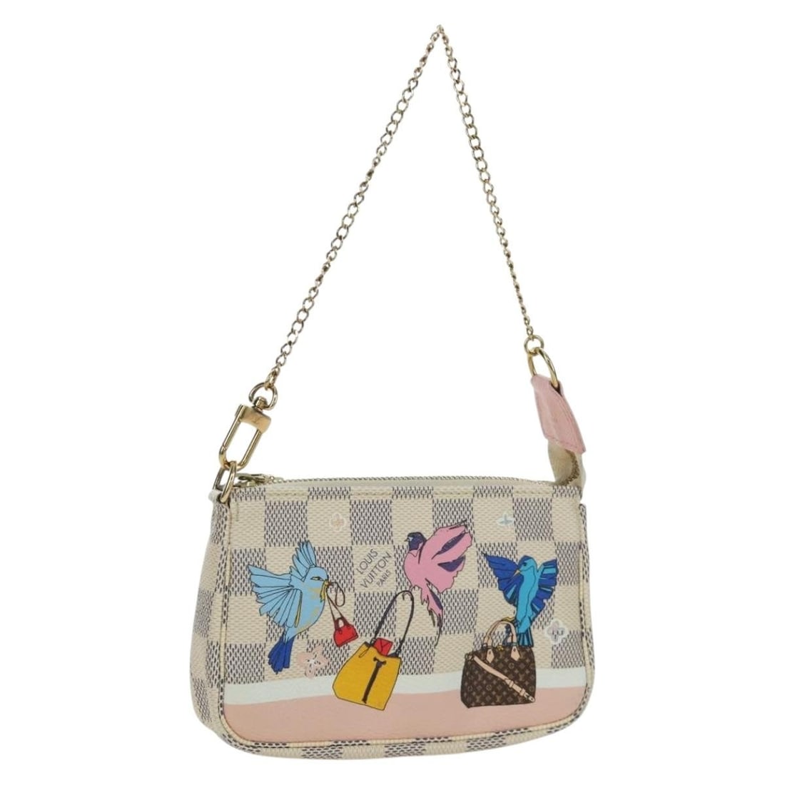 Louis Vuitton Mini Pochette Accessoires Damier Azur Canvas Pouch 2018 (1 of 18)