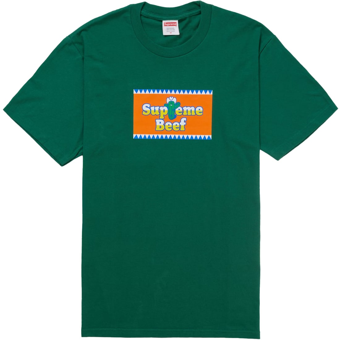 Supreme Beef Graphic Cotton Tee Light Pine Small (1 of 1)