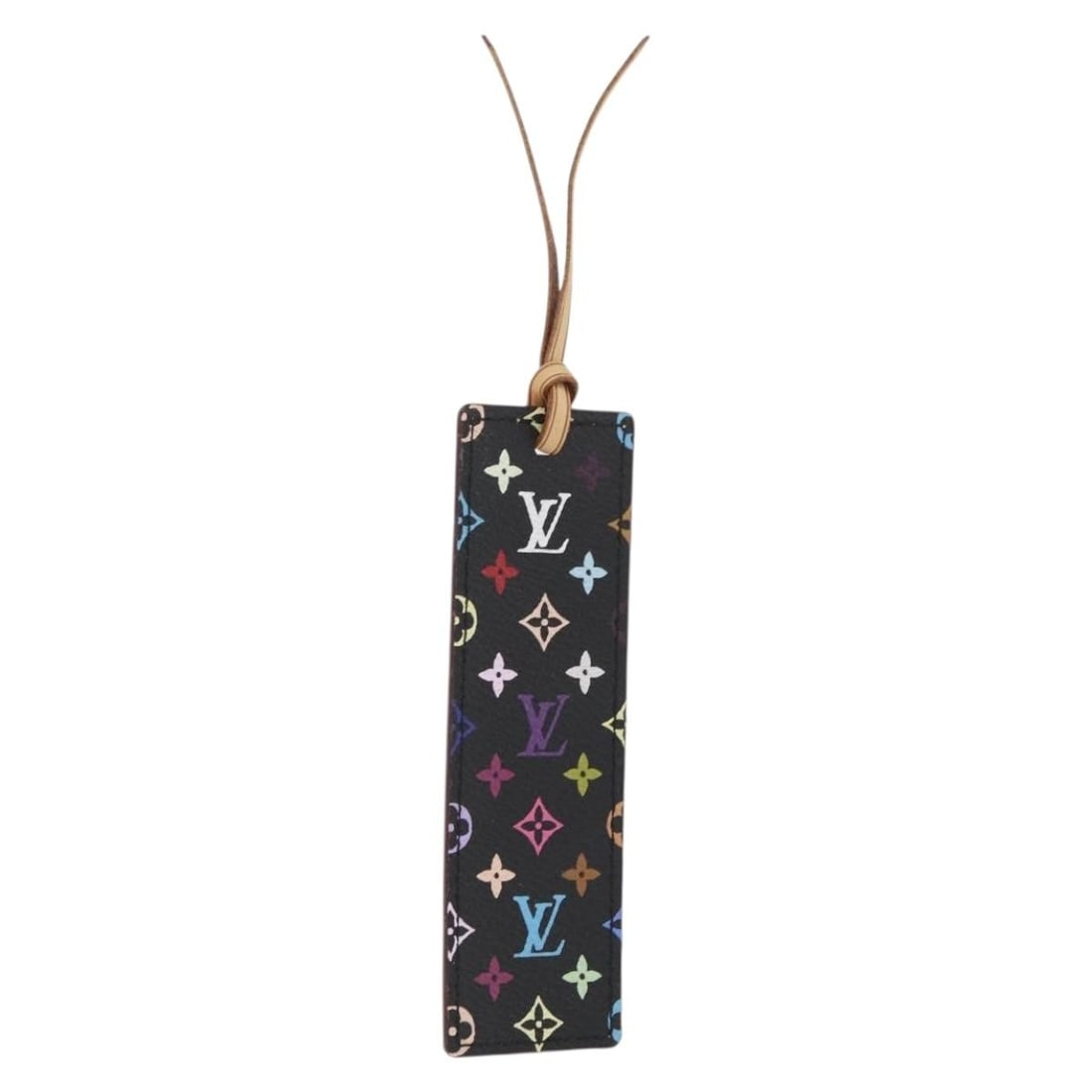 Louis Vuitton M99197 Multicolor Canvas Bookmark Black France (1 of 15)