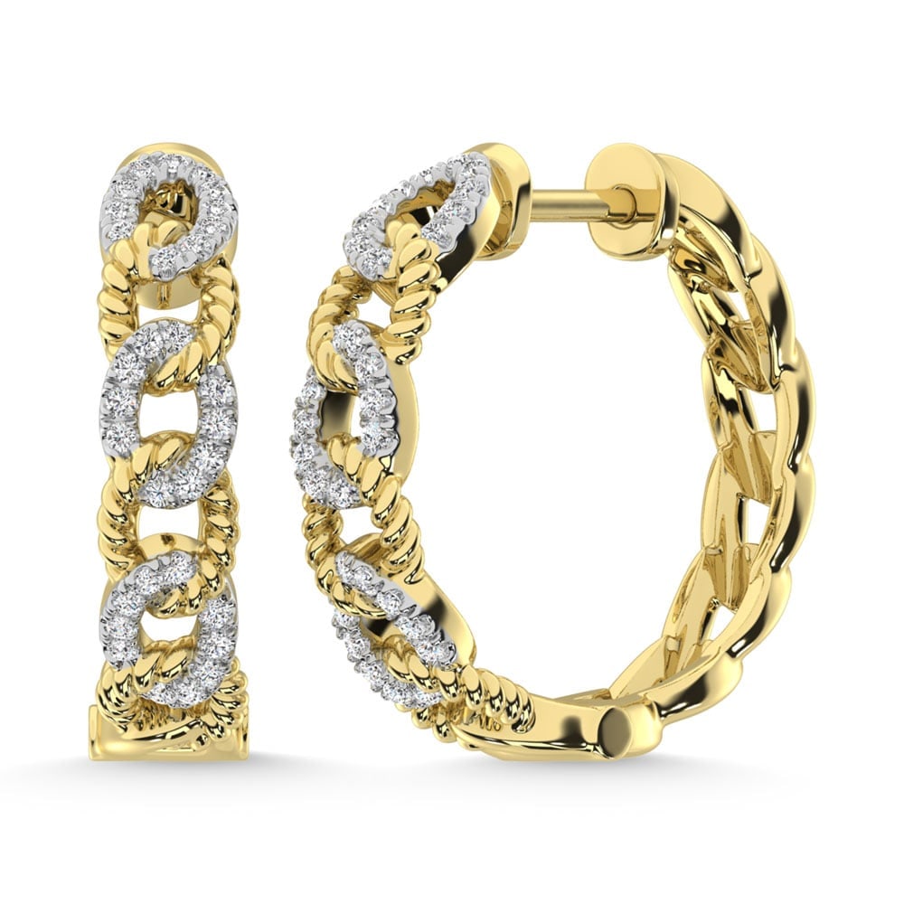 14K Yellow Gold Diamond 1/4 Ct.Tw. Earrings: 14K Yellow Gold Diamond 1/4 Ct.Tw. Earrings 14k Yellow Gold Stone Color: G-h Stone Clarity: I2 This item may take 2-5 weeks for shipping. PLEASE NOTE: Framed, Large, or heavy items do not have shippin