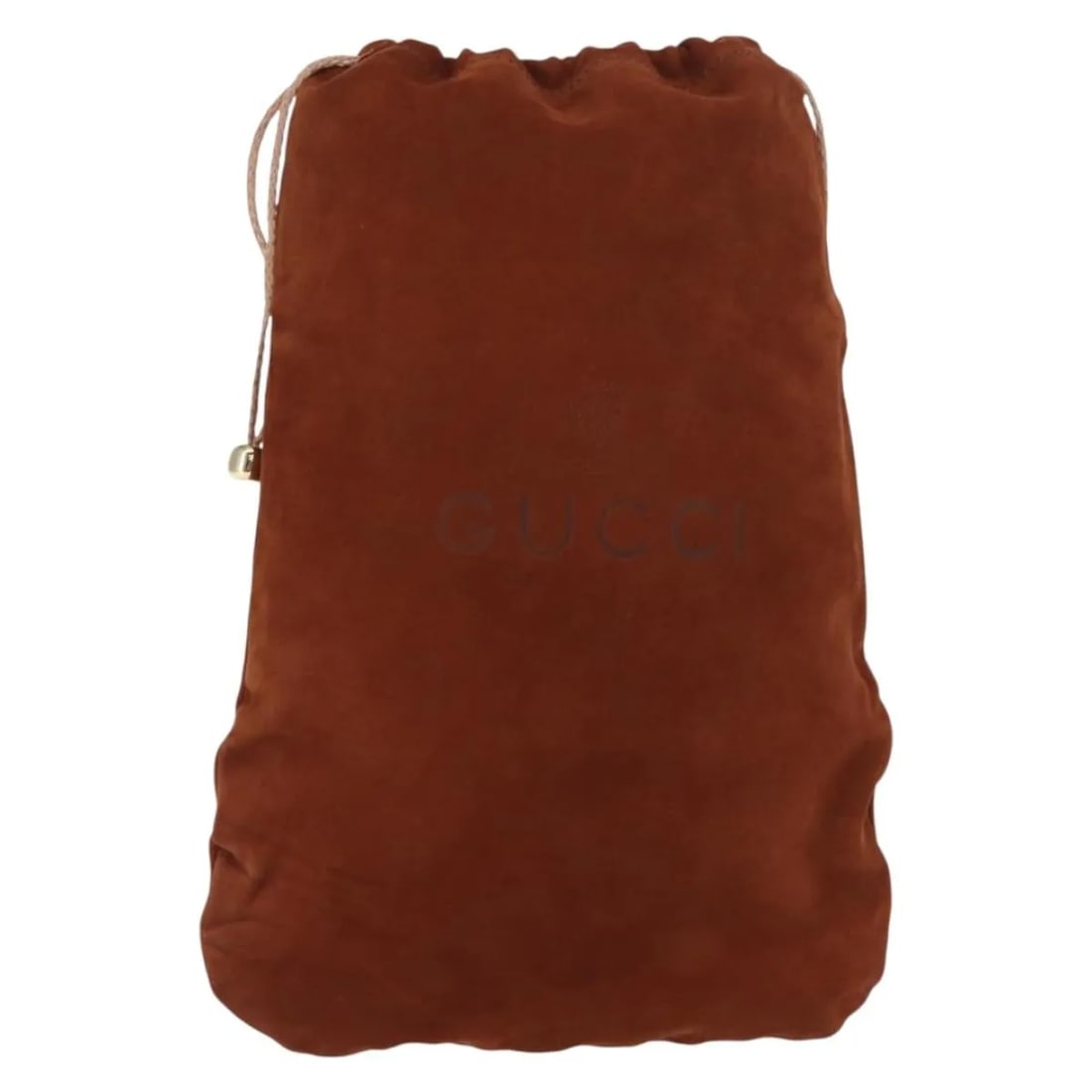 Gucci Brown Suede Pochette 22cm x 11cm x 2cm Women's Pouch: Gucci Brown Suede Pochette 22cm x 11cm x 2cm Women's Pouch This pre-owned Gucci Pochette for women is crafted from brown suede and features metal fittings. It measures 22cm x 11cm x 2cm. The pouch is 