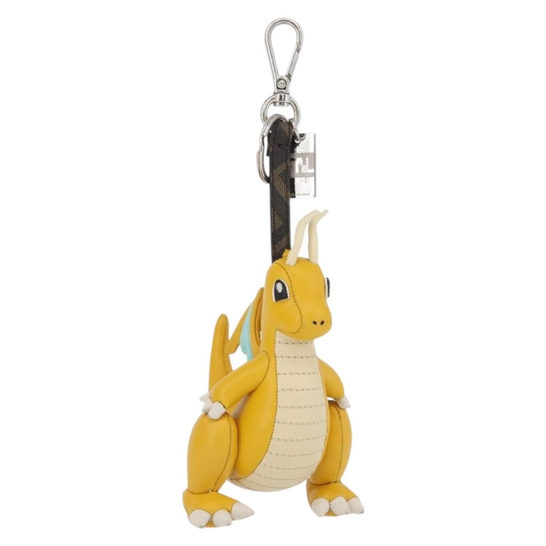 Yellow Leather Charm FENDI FRGMT Pokemon Collaboration: Yellow Leather Charm FENDI FRGMT Pokemon Collaboration FENDI x FRGMT x POKEMON leather charm in yellow. Made in Italy, this women's accessory includes the dust bag and item box. Condition is pristine 