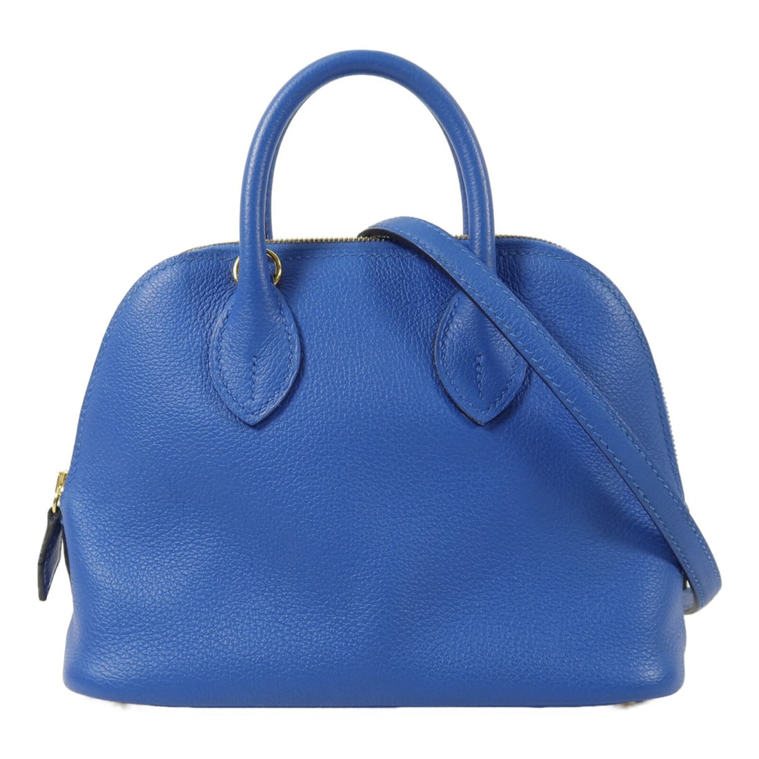 Hermes Bolide Mini Evercolor Calfskin 2way Bag Bleu Zanzibar (1 of 17)