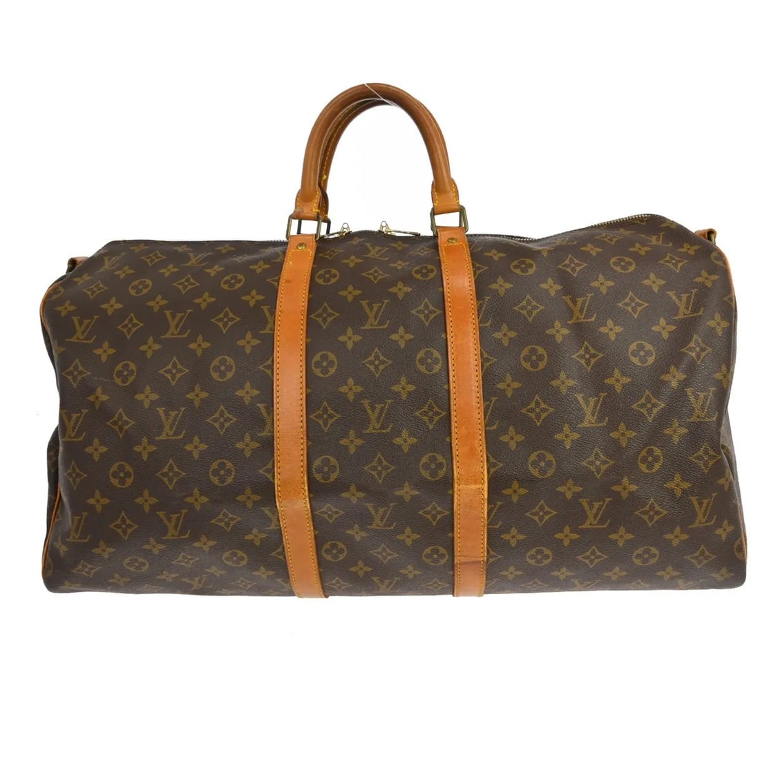 Louis Vuitton Keepall Bandouliere Monogram Canvas Travel Bag: Louis Vuitton Keepall Bandouliere Monogram Canvas Travel Bag Louis Vuitton Keepall Bandouliere in brown monogram canvas. This unisex travel bag is made in France and is presented in fair condition. Th